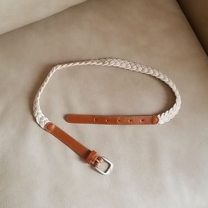 Bohemian style brown woven belt